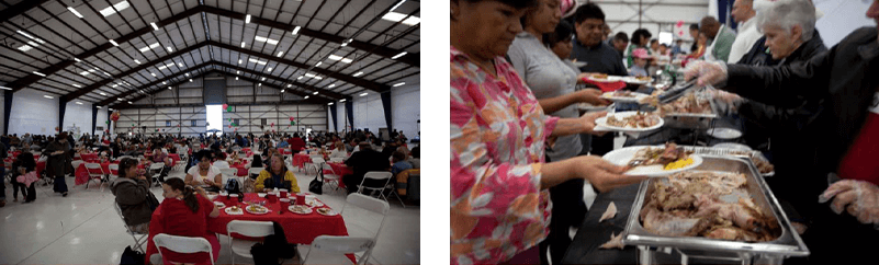 Charity Christmas dinner